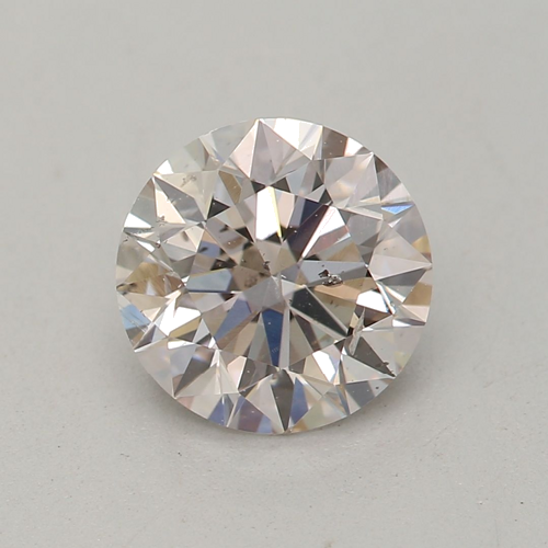 0.96 carat Very Light Pinkish Brown-SI2 GD cut Natūralus Round Deimantas (1)