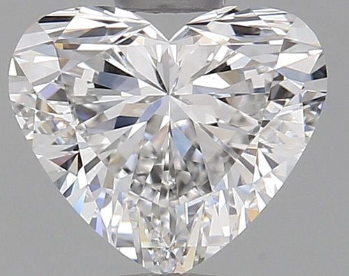 0.7 carat D-VVS1 Natūralus Heart Deimantas (1)