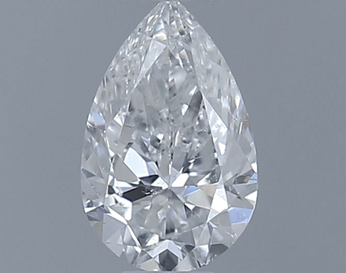 0.38 carat F-SI2 Natūralus Pear Deimantas (1)