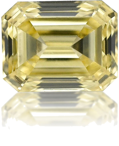 0.35 carat Fancy Intense Yellow-VS2 Natūralus Emerald Deimantas (1)