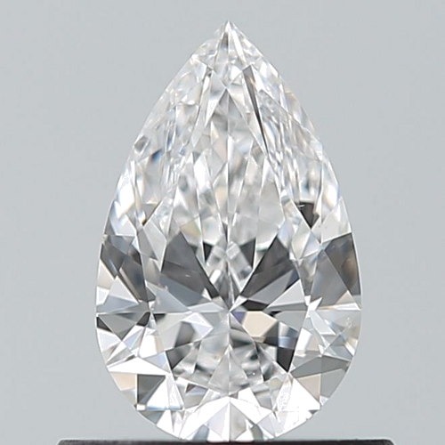 0.6 carat D-VS2 Natūralus Pear Deimantas (1)