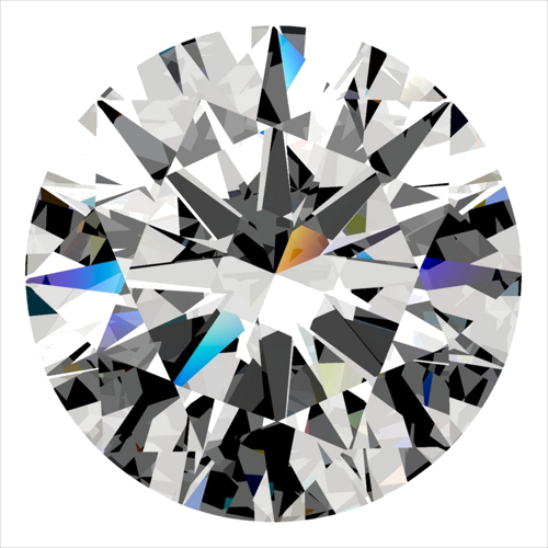 0.3 carat I-VS1 Excellent cut Natūralus Round Deimantas (1)