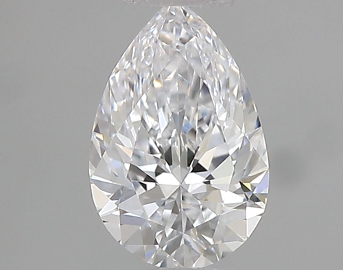 0.3 carat D-VVS2 Natūralus Pear Deimantas (1)