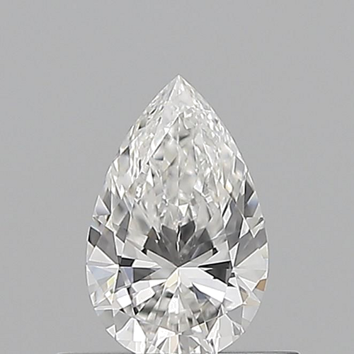 0.5 carat E-VS1 Natūralus Pear Deimantas (1)