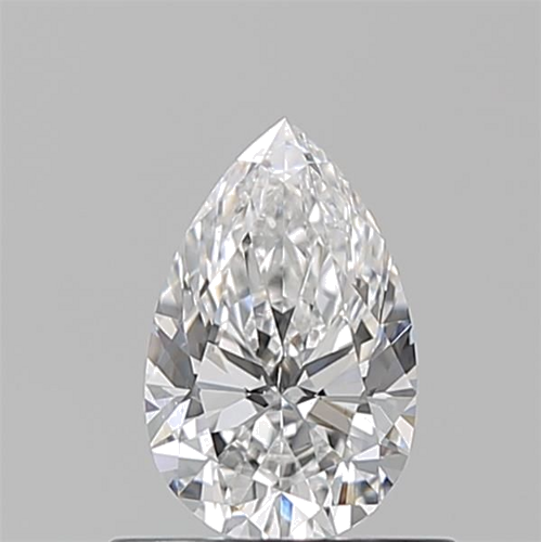 0.6 carat D-VS2 Natūralus Pear Deimantas (1)