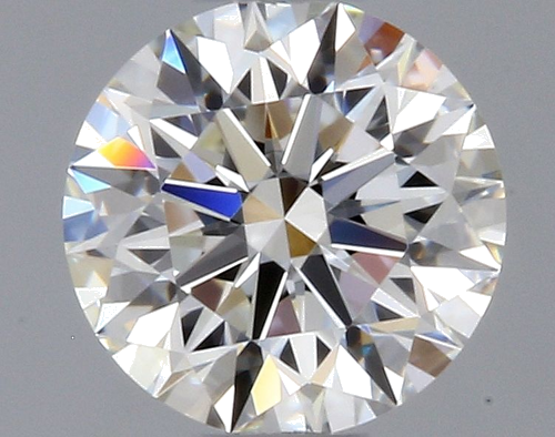 0.53 carat I-VVS1 Excellent cut Natūralus Round Deimantas (1)