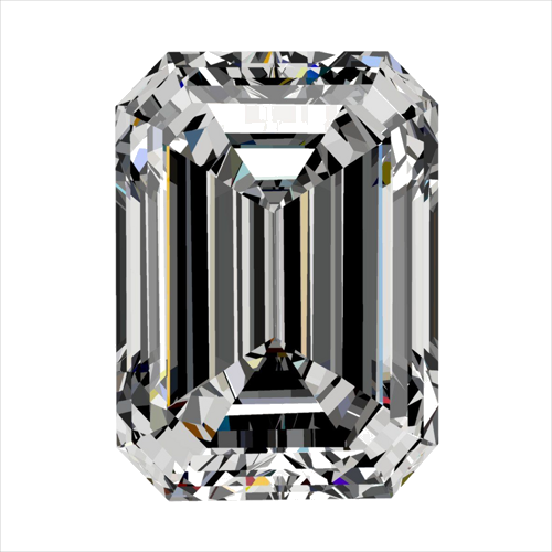 0.3 carat F-VS2 Natūralus Emerald Deimantas (1)