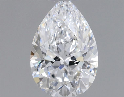 0.43 carat E-VS2 Natūralus Pear Deimantas (1)