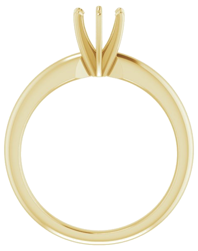 Sužadėtuvių Žiedas „Solitaire“ 14k yellow gold Round 5mm x 5.3mm (2)