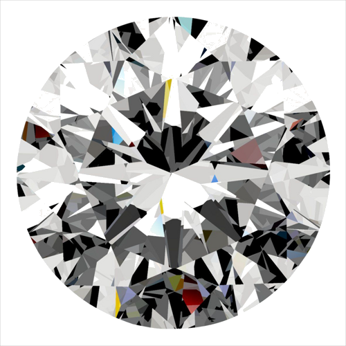 0.3 carat E-VVS1 Excellent cut Natūralus Round Deimantas (1)