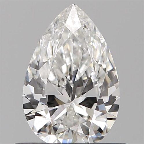 0.51 carat F-VS2 Natūralus Pear Deimantas (1)