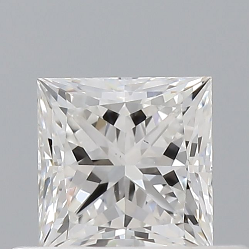 0.5 carat E-VS2 Natūralus Princess Deimantas (1)