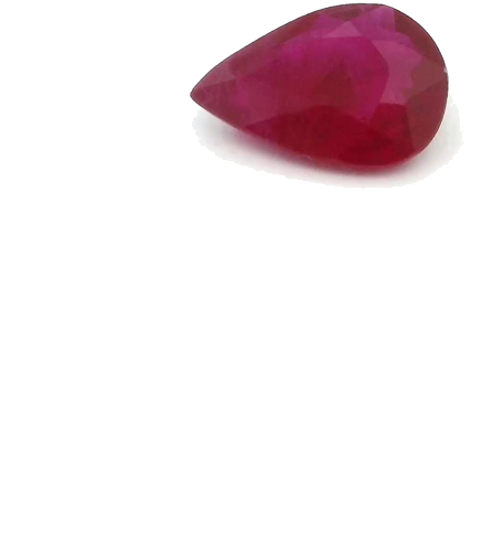 0.61 carat RED Pear Rubinas (1)