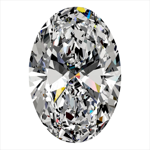 0.32 carat H-VS1 Natūralus Oval Deimantas (1)