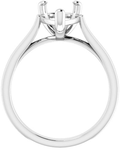 Sužadėtuvių Žiedas 14k white gold Pear 12mm x 8mm (2)