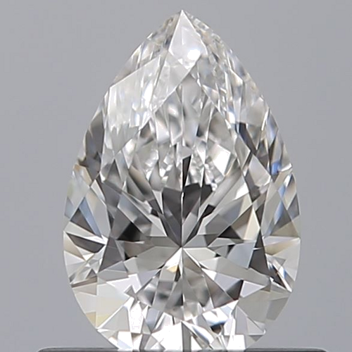 0.5 carat D-VVS1 Natūralus Pear Deimantas (1)