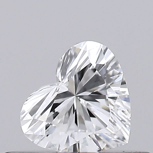 0.23 carat E-VVS2 Natūralus Heart Deimantas (1)