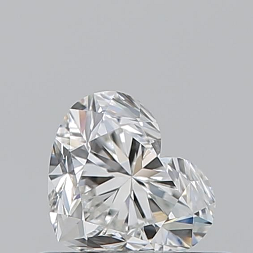 0.51 carat G-VVS2 Natūralus Heart Deimantas (1)