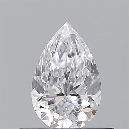 0.5 carat D-VS2 Natūralus Pear Deimantas (1)