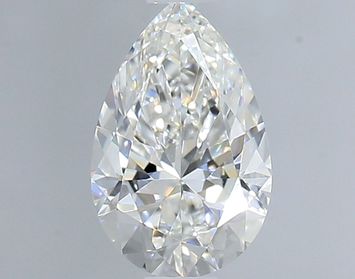 0.5 carat G-VVS2 Natūralus Pear Deimantas (1)