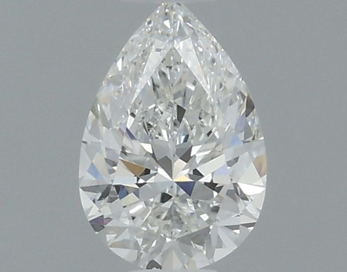0.4 carat F-VVS1 Natūralus Pear Deimantas (1)