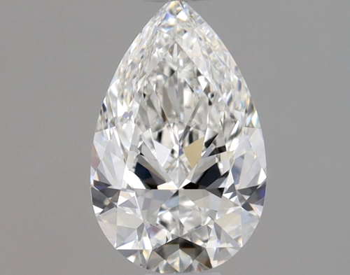 0.52 carat E-VVS2 Natūralus Pear Deimantas (1)