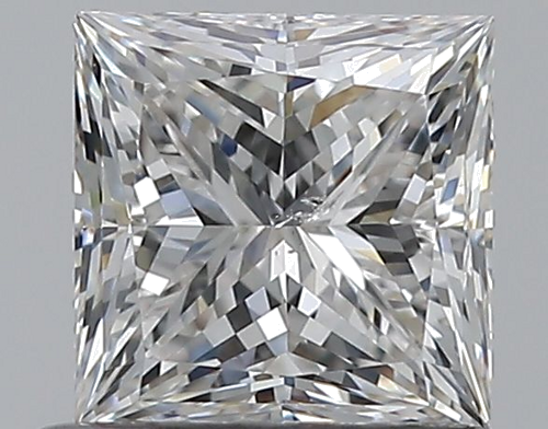 0.7 carat G-SI2 Natūralus Princess Deimantas (1)