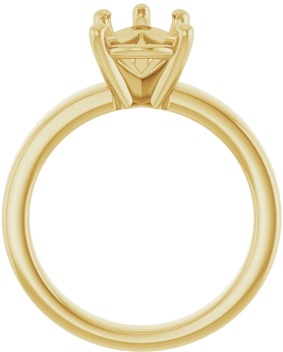Sužadėtuvių Žiedas 14k yellow gold Pear 12mm x 8mm (2)