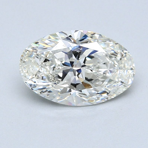2.01 carat I-SI1 Natūralus Oval Deimantas (1)