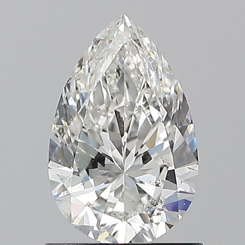 1.01 carat G-SI2 Natūralus Pear Deimantas (1)