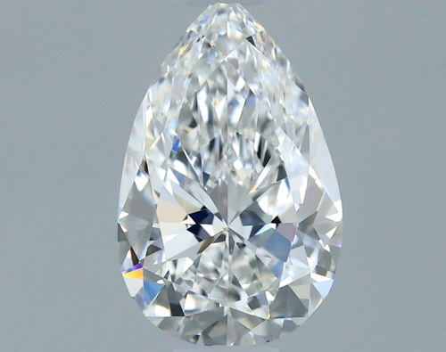 0.51 carat E-VS2 Natūralus Pear Deimantas (1)