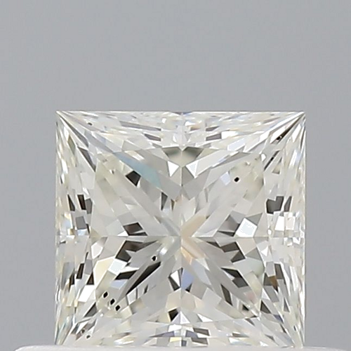 0.5 carat I-SI1 Natūralus Princess Deimantas (1)