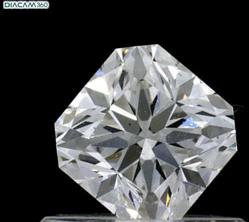 0.6 carat G-SI1 Natūralus Radiant Deimantas (1)