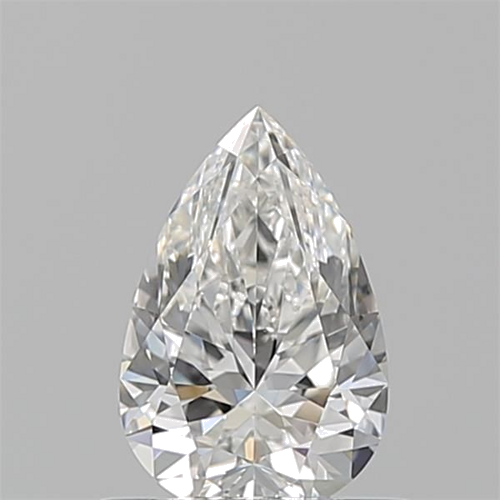 0.7 carat F-VS1 Natūralus Pear Deimantas (1)