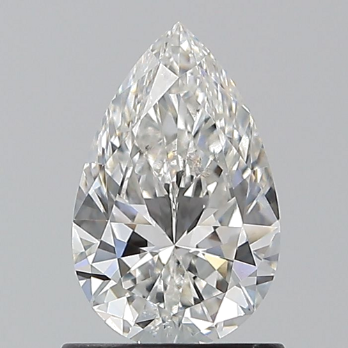 1.0 carat G-SI2 Natūralus Pear Deimantas (1)