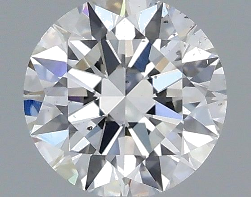 0.5 carat F-SI1 Excellent cut Natūralus Round Deimantas (1)