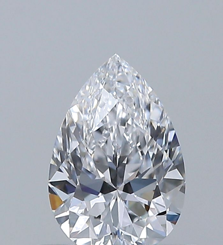 0.5 carat D-VVS2 Natūralus Pear Deimantas (1)