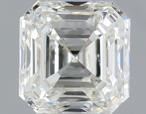 1.0 carat K-SI1 Natūralus Asscher Deimantas (1)