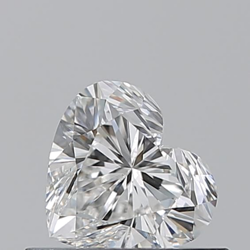 0.5 carat F-VS1 Natūralus Heart Deimantas (1)