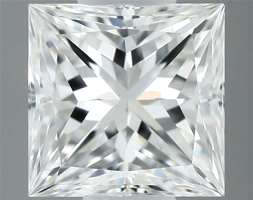 0.31 carat F-VVS2 Natūralus Princess Deimantas (1)