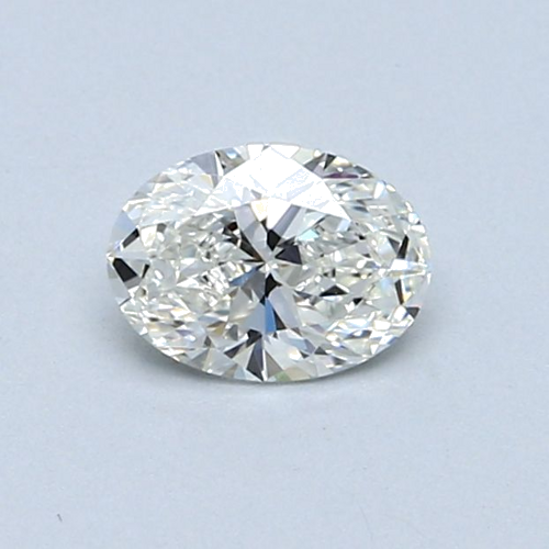 0.51 carat G-VVS1 Natūralus Oval Deimantas (1)