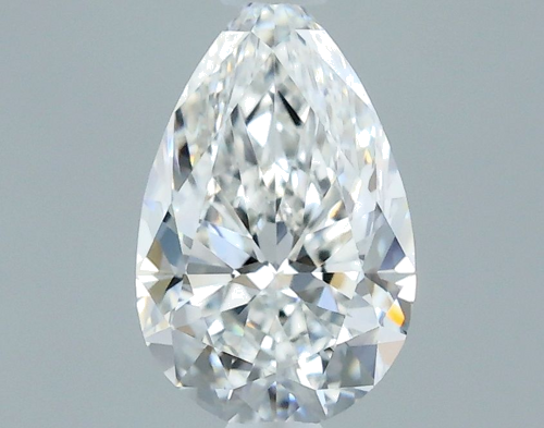 0.51 carat F-IF Natūralus Pear Deimantas (1)