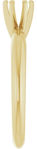 Sužadėtuvių Žiedas „Solitaire“ 14k yellow gold Round 4.1mm (4)