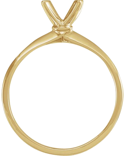 Sužadėtuvių Žiedas „Solitaire“ 585 Geltonojo Aukso Round 6.5mm (2)