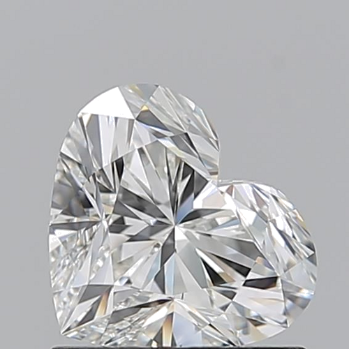 1.01 carat H-VVS2 Natūralus Heart Deimantas (1)