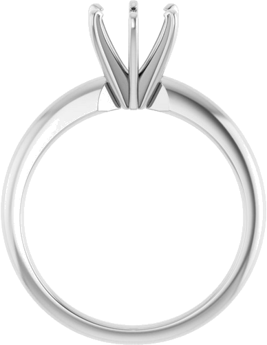 Sužadėtuvių Žiedas „Solitaire“ 950 Platinos Round 6mm x 6.6mm (2)