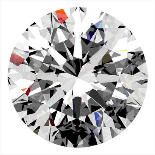 0.3 carat E-VS2 Excellent cut Natūralus Round Deimantas (1)