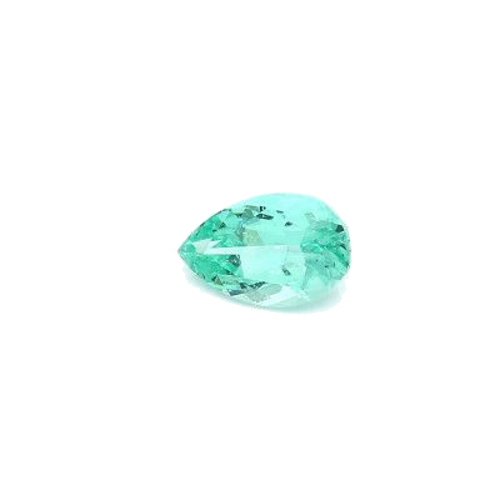 0.79 carat GREEN BRILLIANTFANCY cut Pear Smaragdas (1)