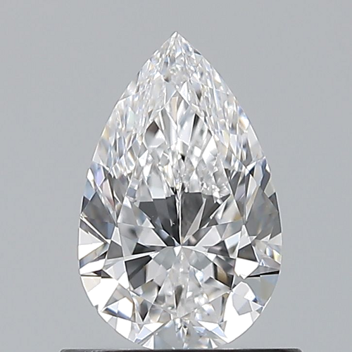 0.7 carat D-VS1 Natūralus Pear Deimantas (1)