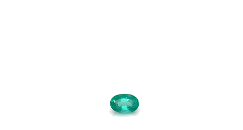 0.48 carat GREEN Oval Smaragdas (1)